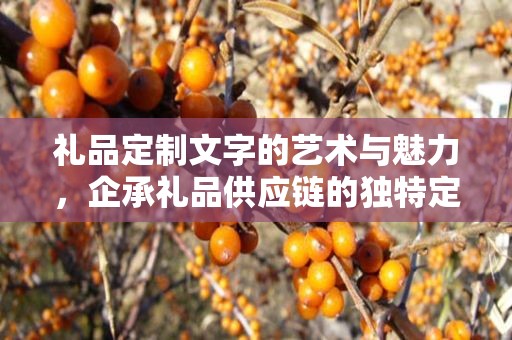 礼品定制文字的艺术与魅力，企承礼品供应链的独特定制体验